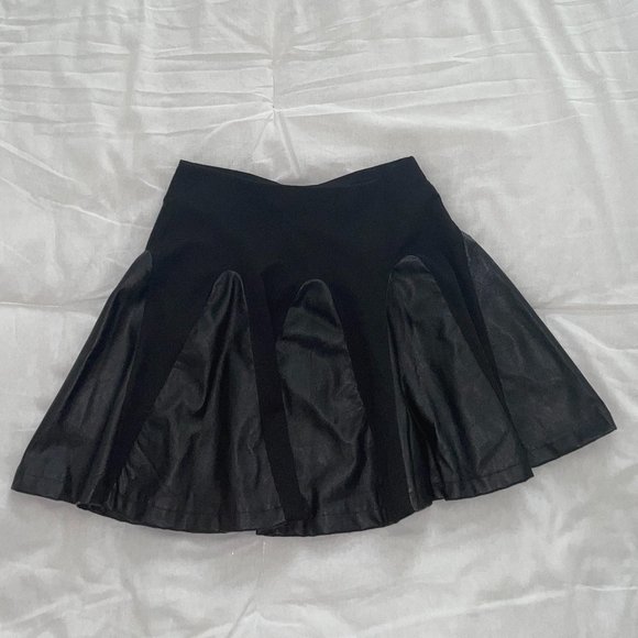 One Clothing Faux Leather Mini Skirt - Picture 2 of 6